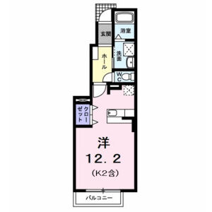 ワンルーム 間取り図