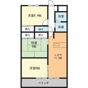 3LDK 間取り図