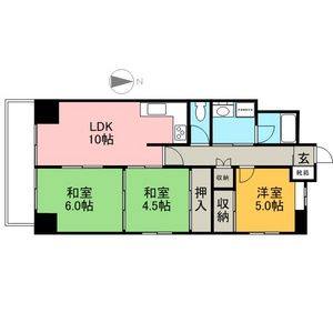 3LDK 間取り図