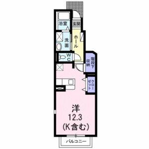 ワンルーム 間取り図