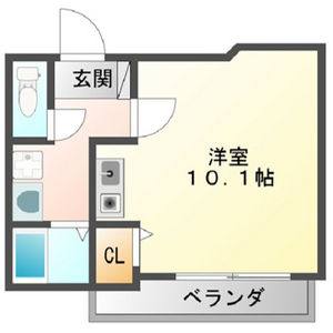 ワンルーム 間取り図