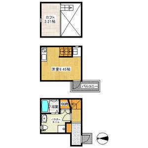 ワンルーム 間取り図