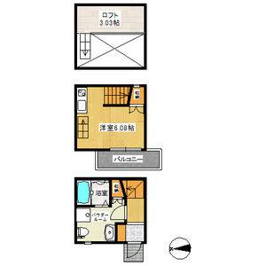 ワンルーム 間取り図