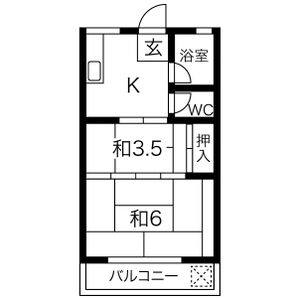 2K 間取り図