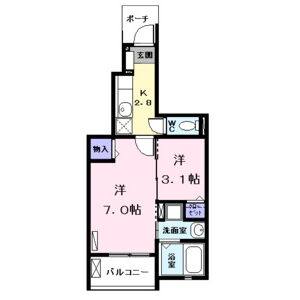2K 間取り図