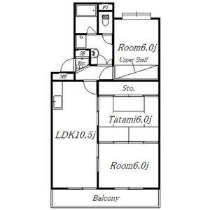 3LDK 間取り図