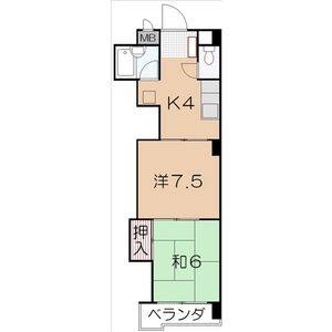 2K 間取り図