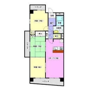 3LDK 間取り図