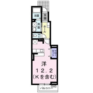 ワンルーム 間取り図