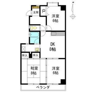 3DK 間取り図