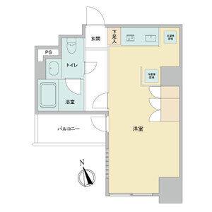 ワンルーム 間取り図