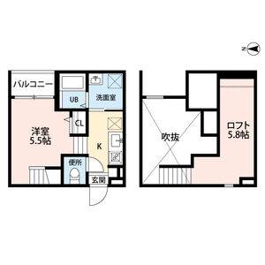 ワンルーム 間取り図
