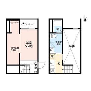 ワンルーム 間取り図