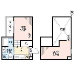 ワンルーム 間取り図