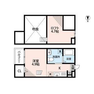 ワンルーム 間取り図