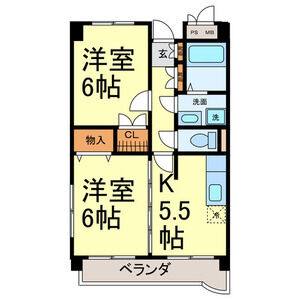 2K 間取り図
