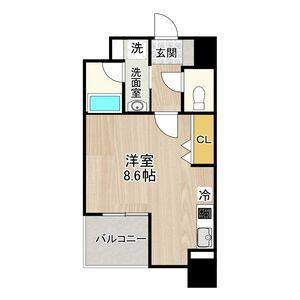ワンルーム 間取り図