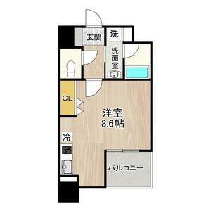 ワンルーム 間取り図
