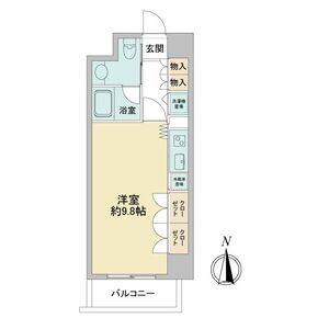 ワンルーム 間取り図