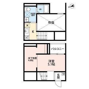 ワンルーム 間取り図