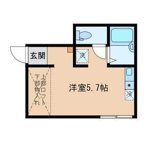 ワンルーム 間取り図