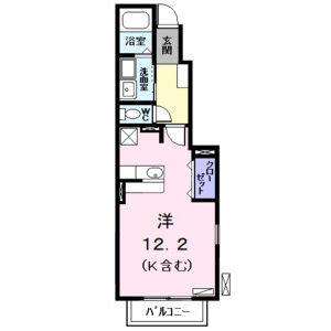ワンルーム 間取り図