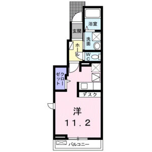 ワンルーム 間取り図