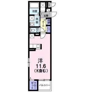 ワンルーム 間取り図