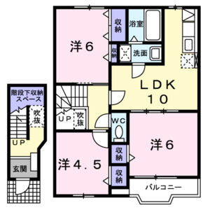 3LDK 間取り図