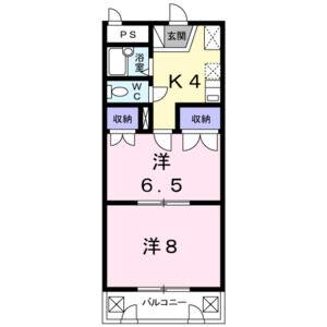 2K 間取り図