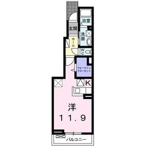 ワンルーム 間取り図