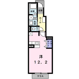 ワンルーム 間取り図