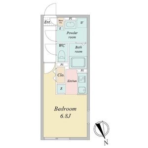 ワンルーム 間取り図