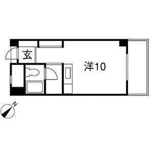 ワンルーム 間取り図