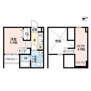ワンルーム 間取り図