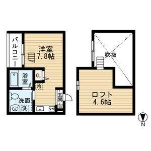 ワンルーム 間取り図