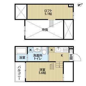 ワンルーム 間取り図