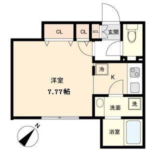 ワンルーム 間取り図