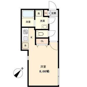 ワンルーム 間取り図