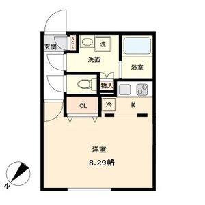 ワンルーム 間取り図