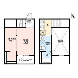 ワンルーム 間取り図