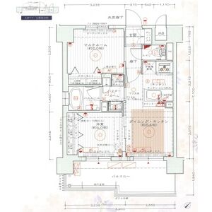 2DK 間取り図