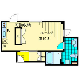 ワンルーム 間取り図