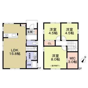 3LDK 間取り図