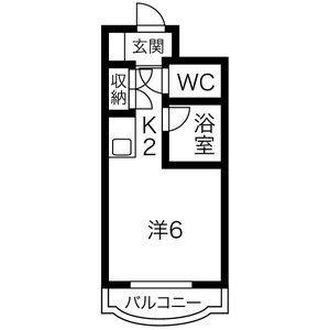 ワンルーム 間取り図