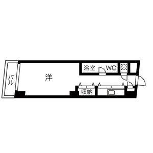 ワンルーム 間取り図