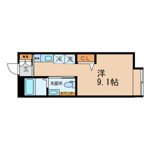 ワンルーム 間取り図