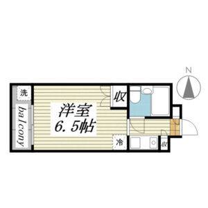 ワンルーム 間取り図
