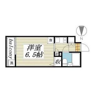 ワンルーム 間取り図