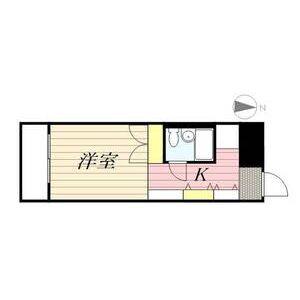 ワンルーム 間取り図